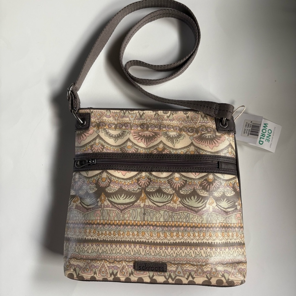 Sakroots Earthy Tones Crossbody Bag